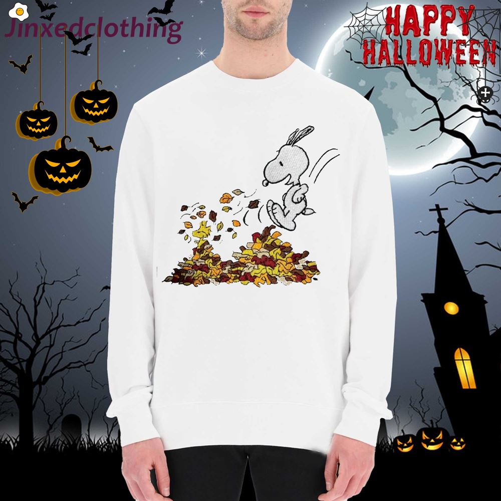 Snoopy Fall Halloween Embroidered Sweatshirt Happy Sunday Snoopy 